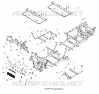 CHASSIS, RAHMEN AND FRONT BUMPER