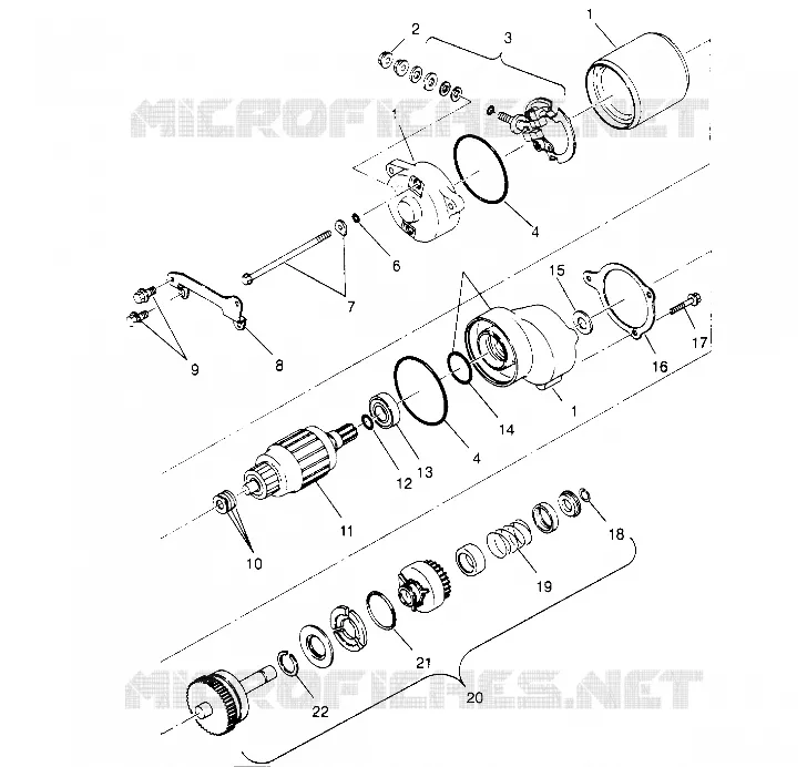 ANLASSER XPLORER 4X4 W959140 (4930223022D007)