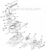 CYLINDER   MANIFOLD HURRICANE B964466 AND INTL. HURRICANE I964466 (4935733573C001)