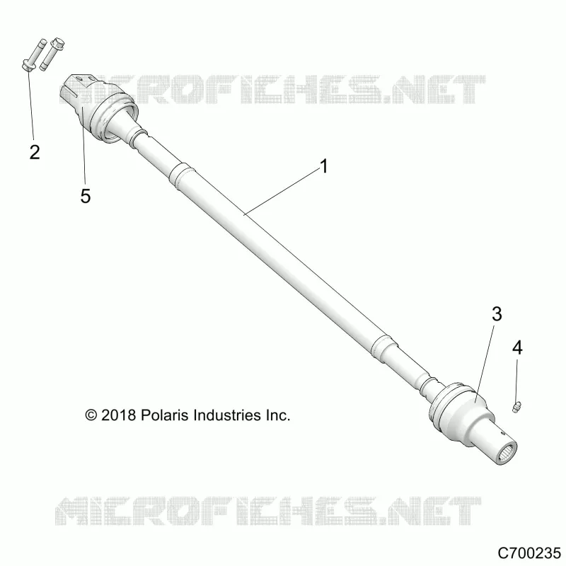 ANTRIEB, REAR PROP SHAFT