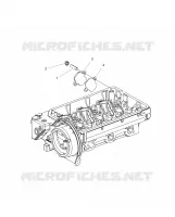 ENGINE, TREIBSTOFF PUMP FITTING COVER