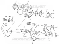 FRONT BREMSE Sportsman 400L W97AC38C (4939673967B008)