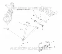 SUSPENSION, A-ARM and STREBE MOUNTING