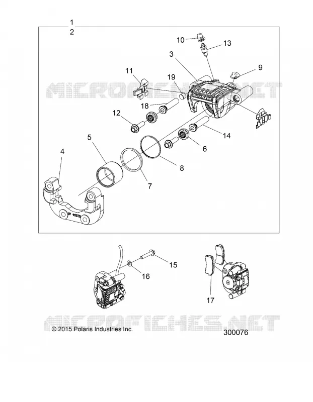 BRAKES, BREMSZANGE VORNE