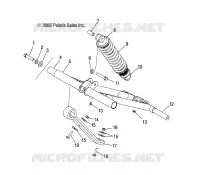 FRONT Drehmomentarm (M-10)