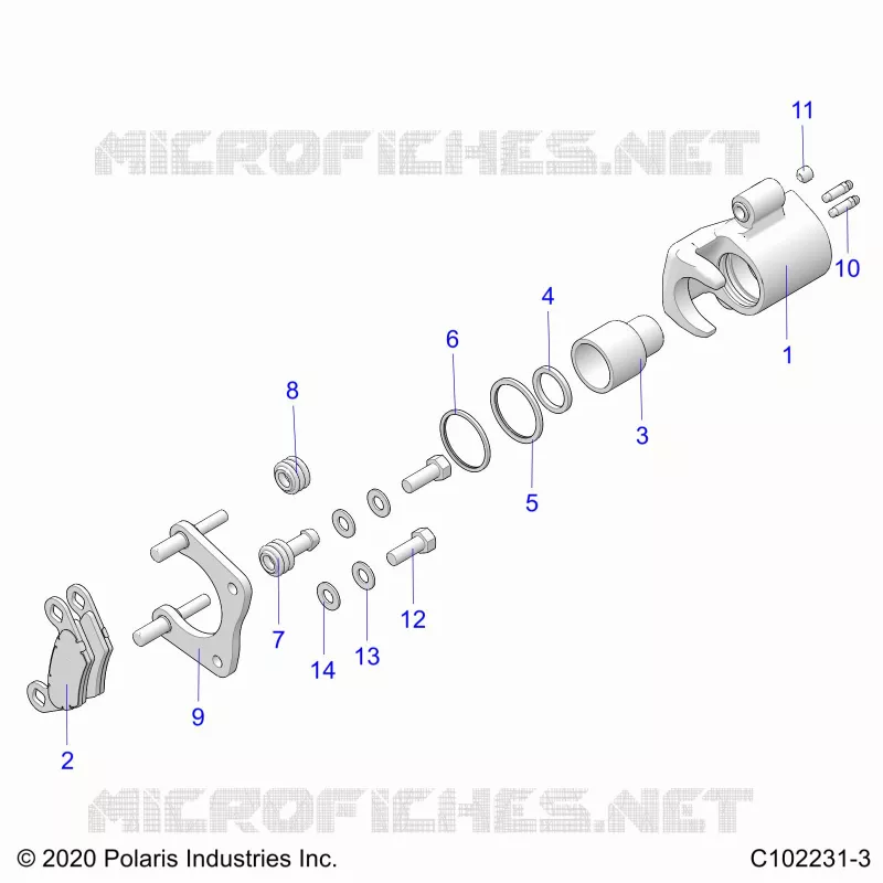 BRAKES, BRAKE BREMSZANGE HINTEN