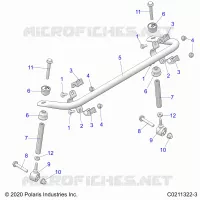 SUSPENSION, STABILISATORSTANGE