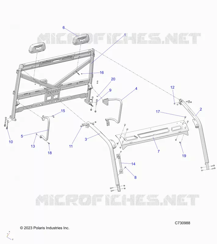CHASSIS, CAB RAHMEN