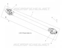 DRIVE TRAIN, KARDANWELLE, FRONT