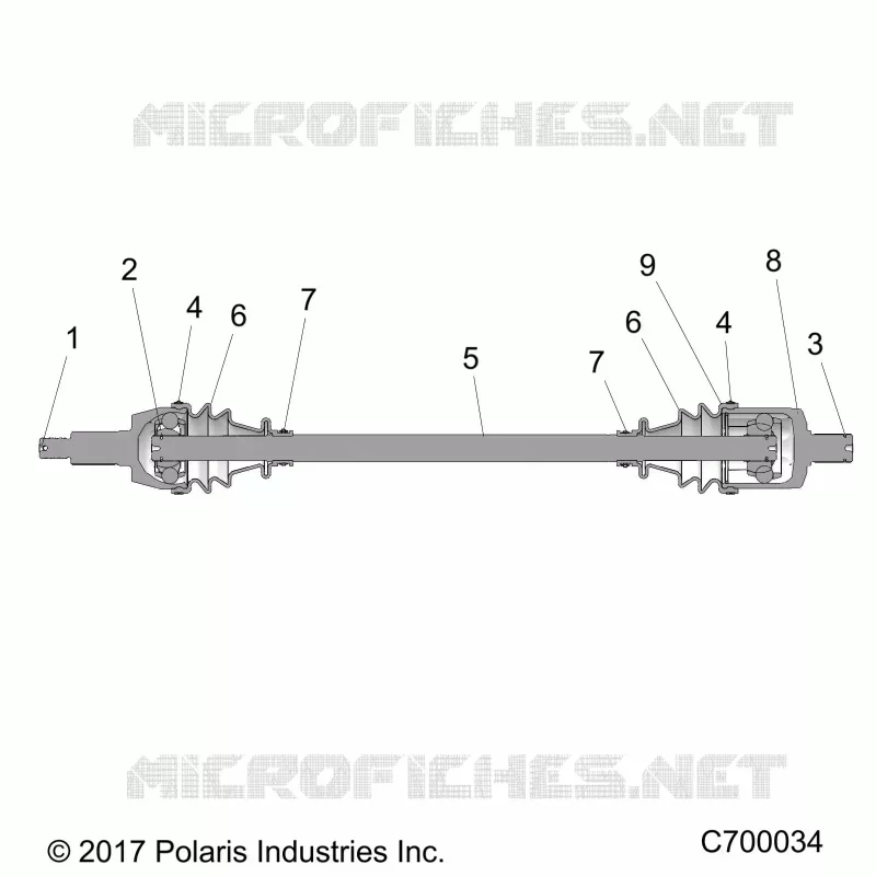 ANTRIEB, FRONT HALF SHAFT