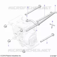 ANTRIEB, REAR GEARCASE, MOUNTING