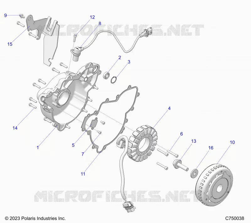 ENGINE, STATOR AND FLYRAD