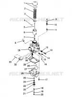 VERGASER LITE GT 0963133 AND EUROPEAN LITE GT E963133 (4933083308C006)