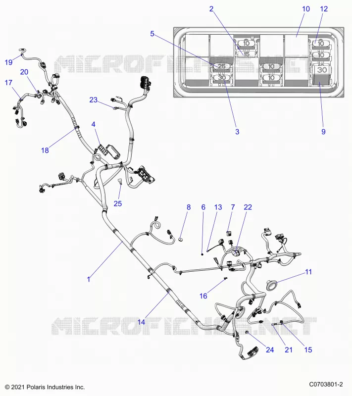 ELEKTRIC, WIRE HARNESSES, CHASSIS