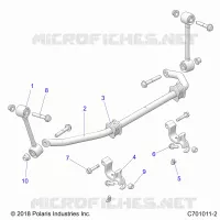 SUSPENSION, FRONT, STABILISATORSTANGE
