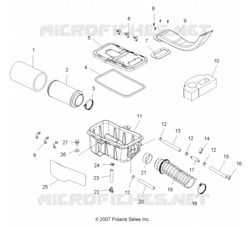 MOTOR, LUFTEINLASS SYSTEM