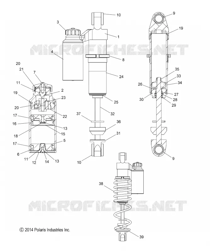 FRONT TRACK SHOCK, INTL (7044121)