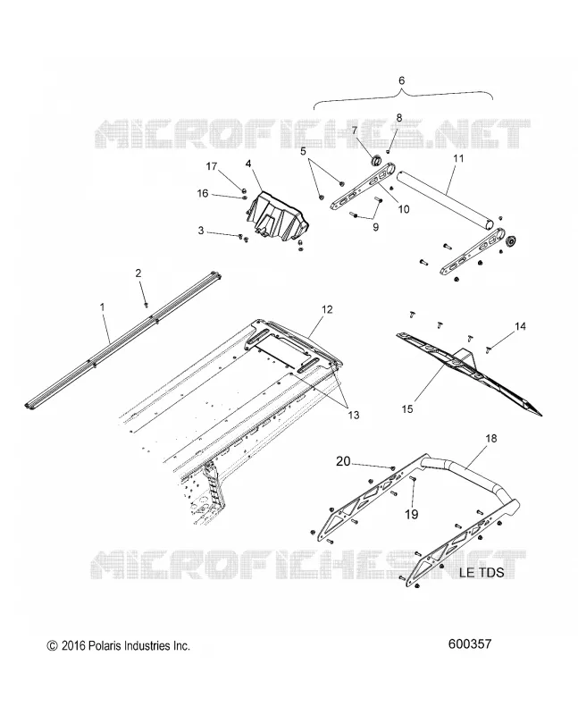 HECHSTOSSSTANGE, SNOWFLAP UND TAILIGHT COVER