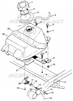TREIBSTOFF TANK Sport 400L W97BA38C and Trail Blazer W97BA25C (4940124012A013)