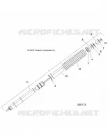 SUSPENSION, FRONT STREBE