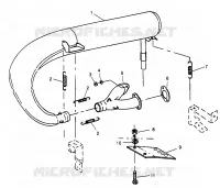 ABGASSYSTEM 500 EFI SKS 0962574, 500 EFI RMK 0962974, and EUROPEAN 500 E (4931983198C004)