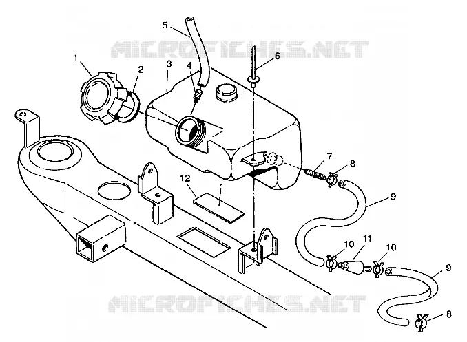ÖLTANK ASSEMBLY Trail Blazer W937221 (4924082408007A)