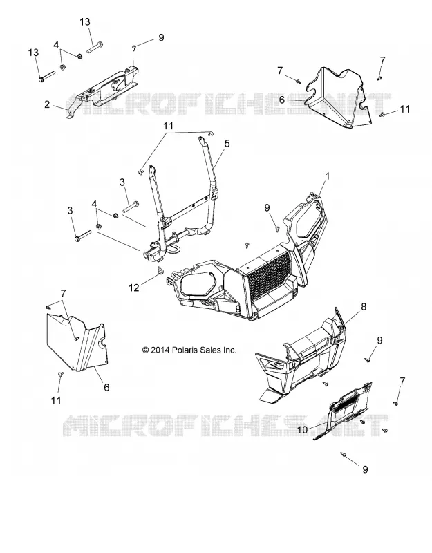 FRONTSTOSSSTANGE and MOUNTING