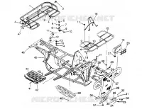 BUMPER / GEPÄCHTRÄGER MOUNTING SPORTSMAN 4X4 W948040 (4926842684A007)