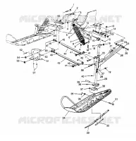 FRONT SUSPENSION AND SKI CLASSIC 0952865 (4929072907B001)