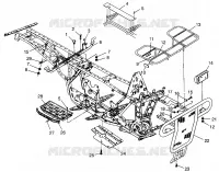 BUMPER / GEPÄCHTRÄGER MOUNTING BIG BOSS 6X6 400L W97AE38A (4940814081A007)