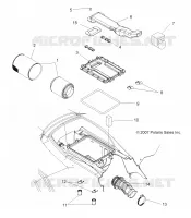 MOTOR, LUFTEINLASS SYSTEM