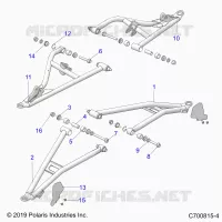 FRONT SUSPENSION CONTROL ARMS