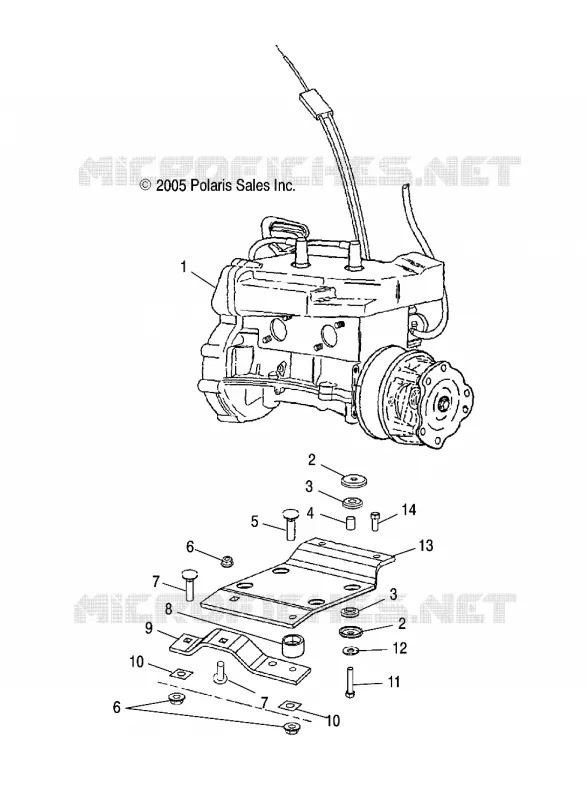MOTOR, MOUNTING
