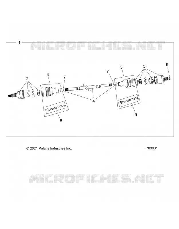 DRIVE TRAIN, HALF HINTERWELLE
