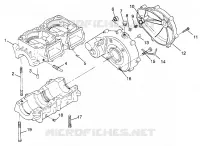 CRANKCASE SL 700 B974071, INTL. SL 700 I974071, SL 700 DELUXE B974072 AND I (4940874087C004)
