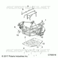CHASSIS, MAIN FRAME AND SKID PLATES