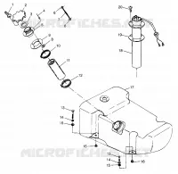 TREIBSTOFF TANK SL 780 B974088 and Intl. SL 780 I974088 (4940924092A009)