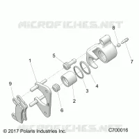 HINTERBREMSE CALIPER