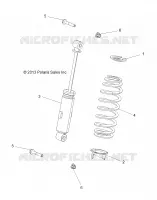 SUSPENSION, FRONT SHOCK