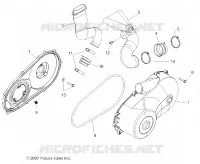 ANTRIEB, CLUTCH COVER AND DUCTING