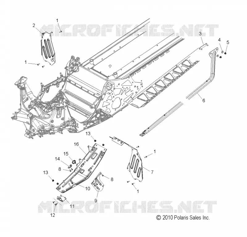 CHASSIS, CLUTCH GUARD AND FUßSTÜTZES