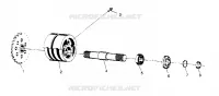 SPANNER VORNE ASSEMBLY 6X6 400L W948740 (4926802680B003)