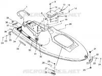 HULL   BODY SLT 700 B964166 and Intl. SLT 700 I964166 (4933923392A005)