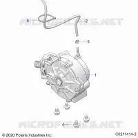 ANTRIEB, FRONT GEARCASE MOUNTING