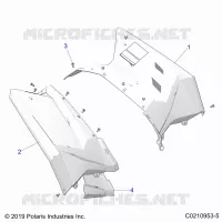 KAROSSERIE HINTEN CAB AND HEAT SHIELDS