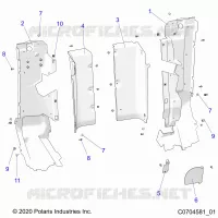 KAROSSERIE HINTEN CLOSEOFF, SIDE PANELS