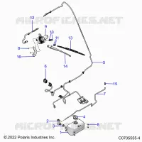 BODY, WATER BOTTLE PUMP ASM AND WIPER KIT