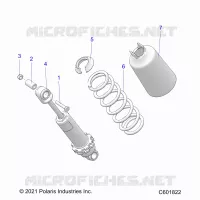 SUSPENSION, FRONT SHOCK TRACK