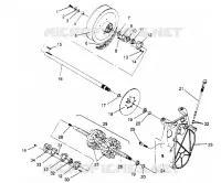 ANTRIEB ASSEMBLY  TRAIL 0952761, TRAIL DELUXE 0952262,   and EUROPEAN T (4928862886B013)