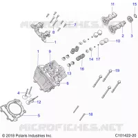 ENGINE, ZYLINDERKOPF, CAMS AND VALVES